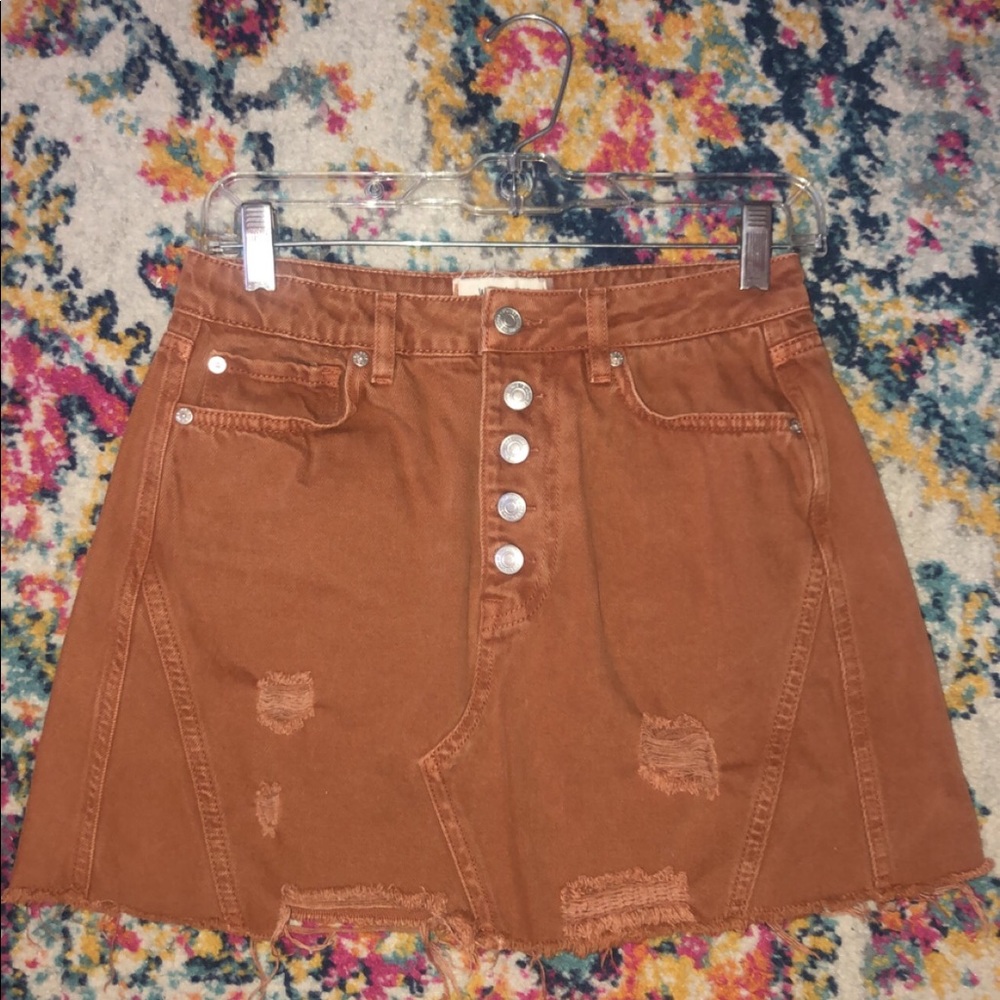 Rusty brown skirt